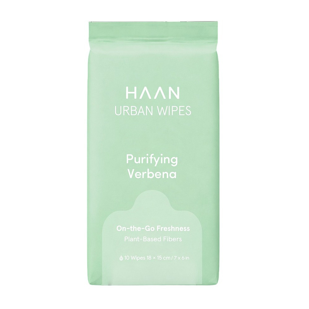 HAAN Vlhčené ubrousky Purifying Verbena 10 ks