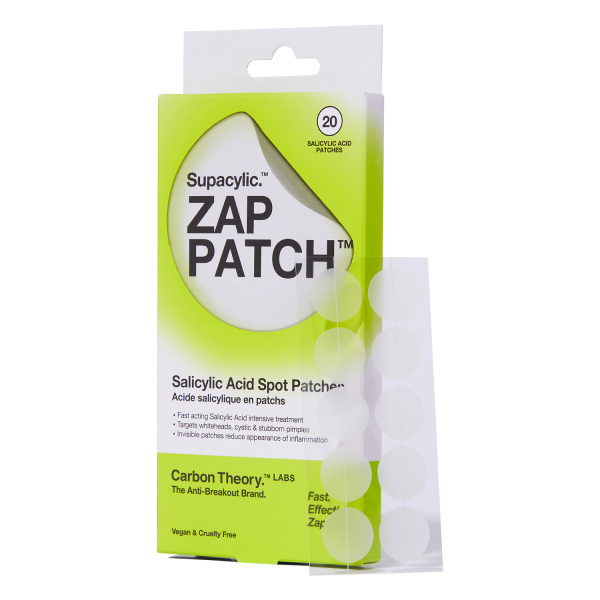 Carbon Theory Zap Patch náplasti na problematickou pleť proti akné 20 ks