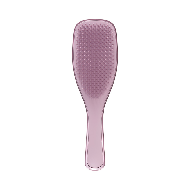 Tangle Teezer Ultimate Detangler Chrome plochý kartáč na rovné a kudrnaté vlasy Mauve Copper 1 ks