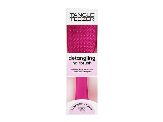 Tangle Teezer The Ultimate Detangler plochý kartáč na rovné a kudrnaté vlasy Electric Raspberry 1 ks