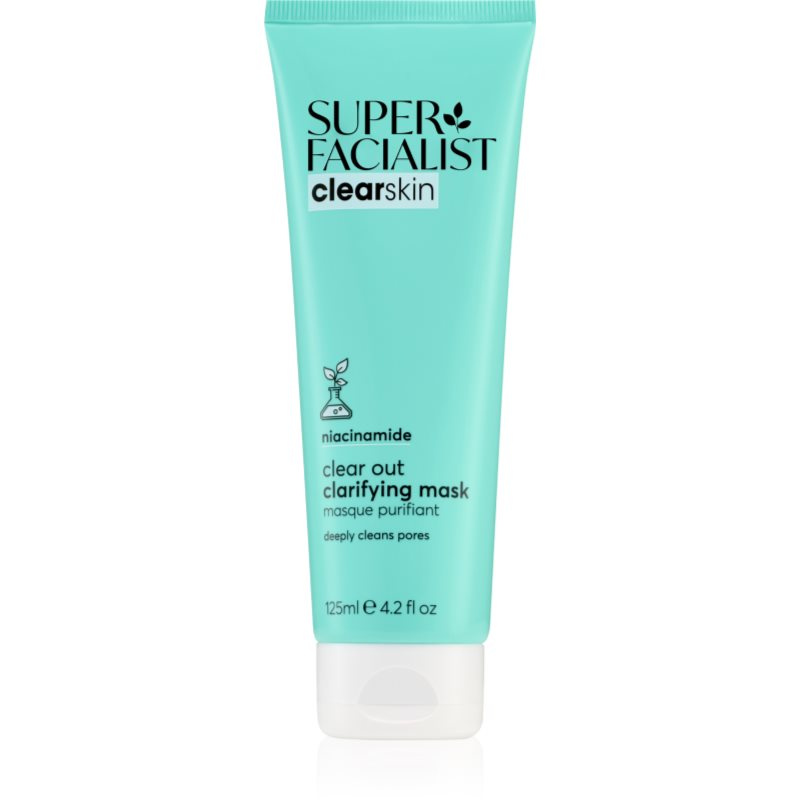Super Facialist Clearskin Niacinamide čisticí maska pro mastnou a problematickou pleť 125 ml