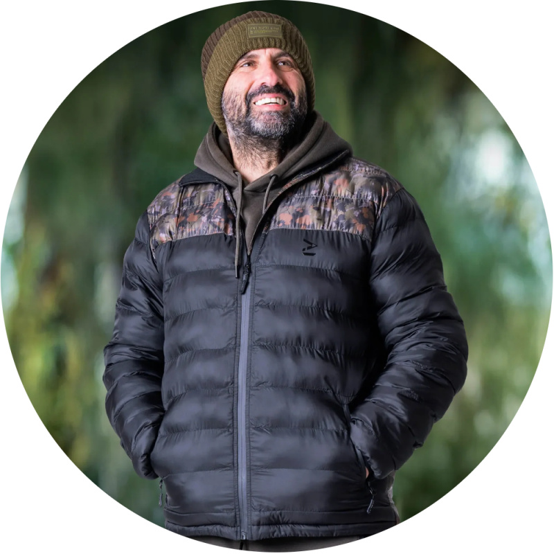 One more cast bunda splash camo knight puffer jacket - s