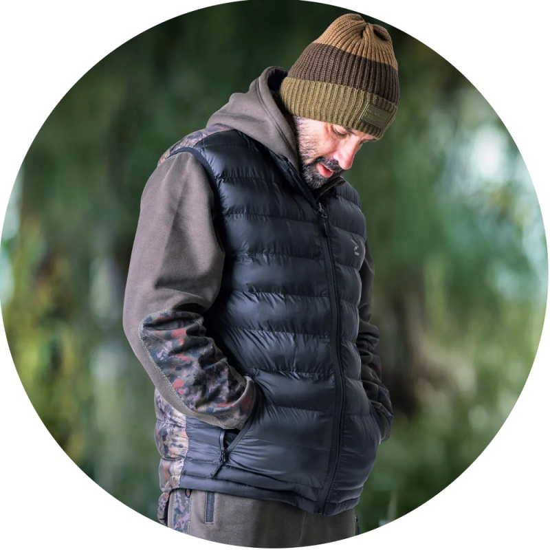 One more cast vesta splash camo knight gilet - m