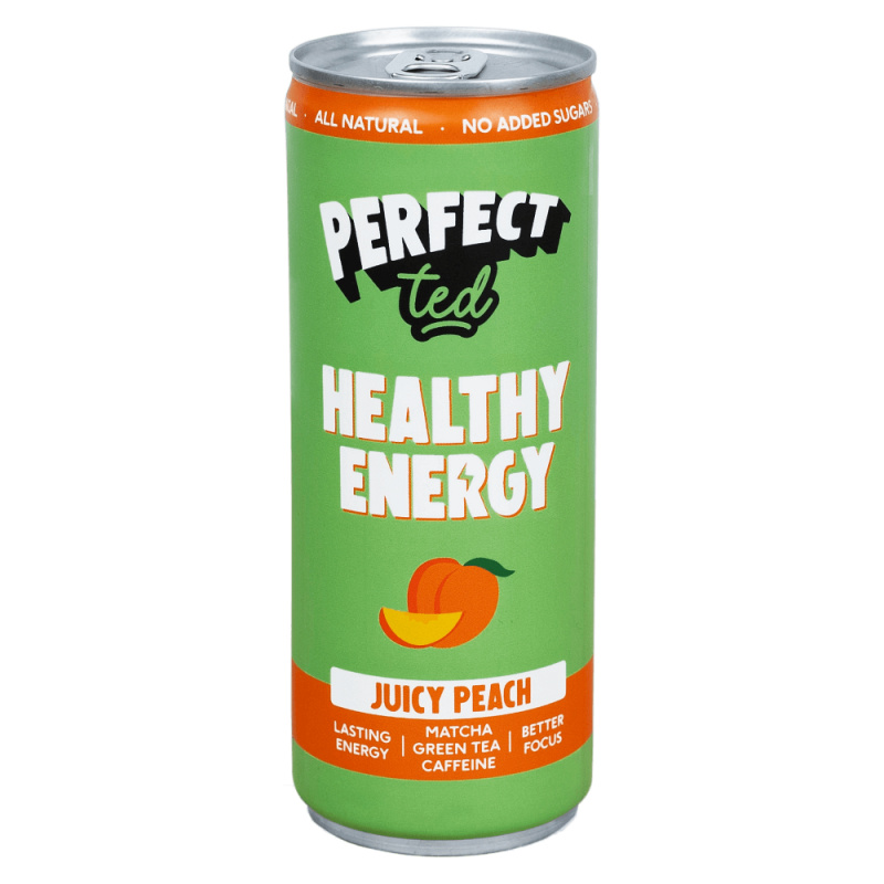 Healthy Matcha Energy Drink broskev 250ml
