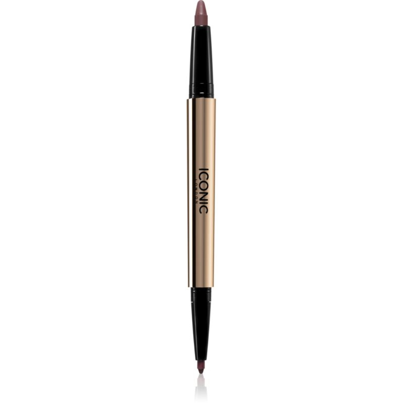ICONIC London Smokey Eye Duo Kajal oboustranná tužka na oči odstín Spiced Plum 0.85 g