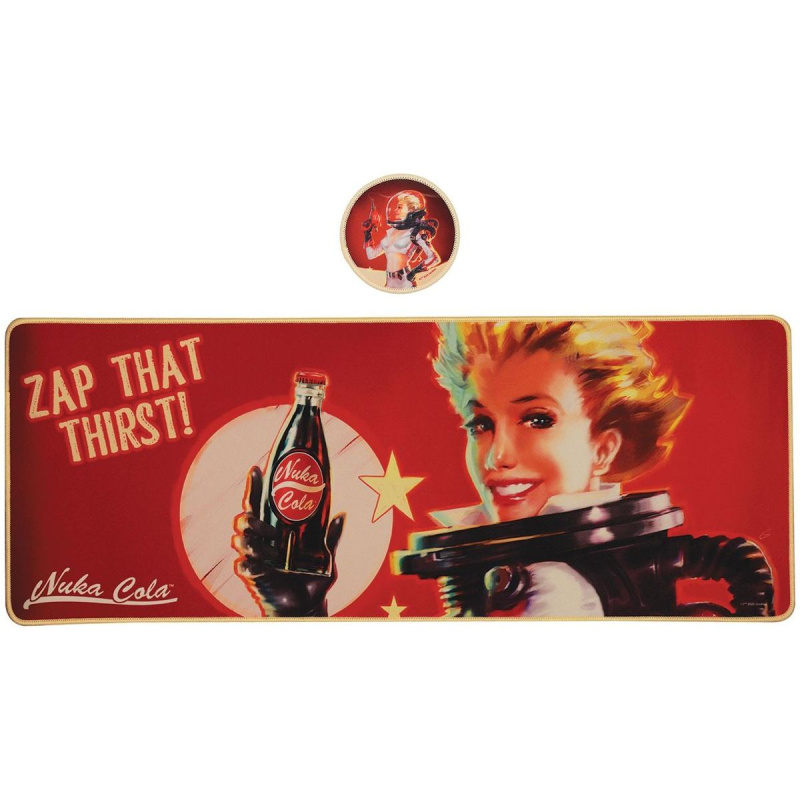 Fallout Nuka-Cola set – herní podložka a podtácek