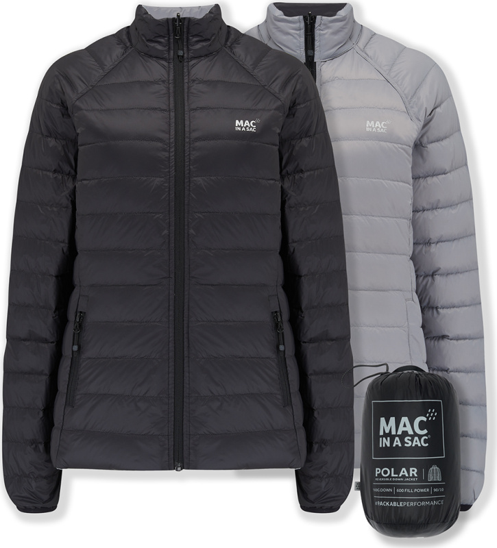 MAC IN A SAC Dámská péřová oboustranná bunda MAC Polar black/grey ws Velikost: XXL