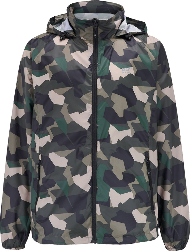 MAC IN A SAC Dámská nepromokavá bunda MAC Edition Green Camo 10k Velikost: L