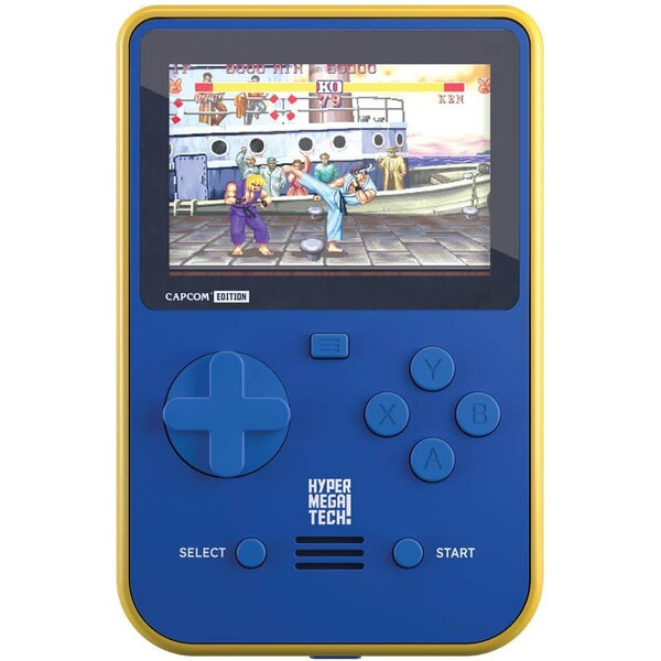 Hype Konzole Super Pocket - Capcom Edition Modrá/Žlutá