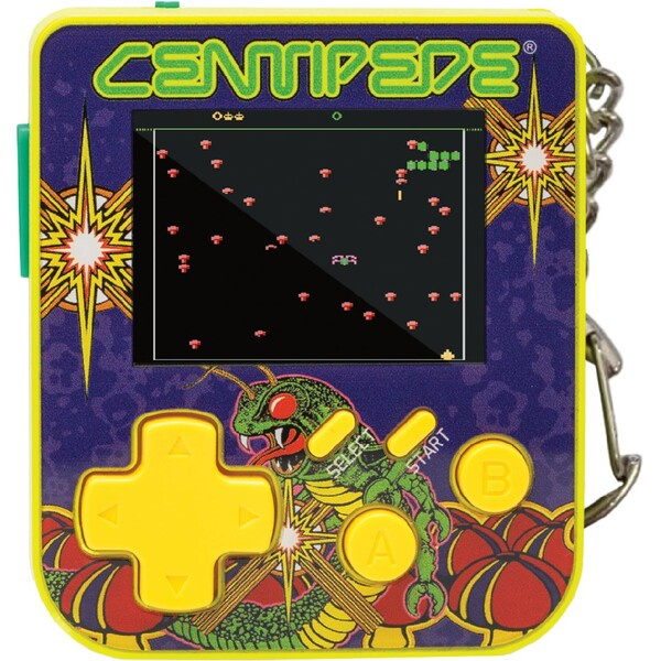 Evercade Super Micro Centipede Keychain Gamer Multicolor