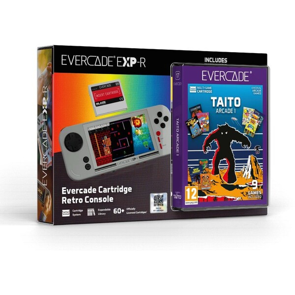 Evercade EXP-R and Taito Arcade 1 Šedá