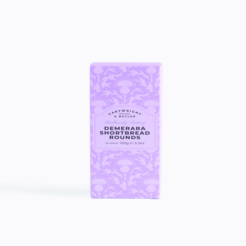 Cartwright & Butler Máslové sušenky Demerara v krabičce, 150 g 4722