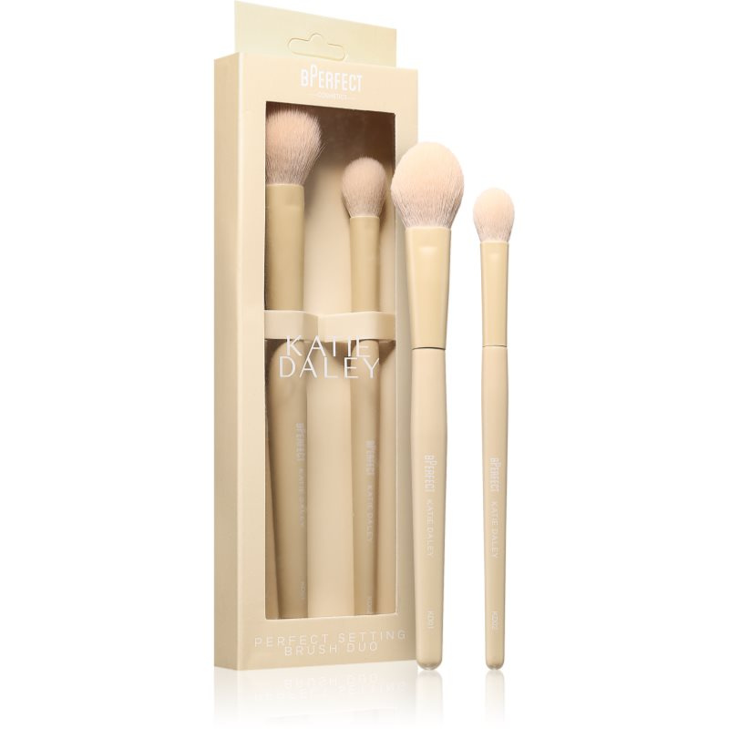 BPerfect Katie Daley Perfect Powder Setting Brush Duos sada štětců 2 ks