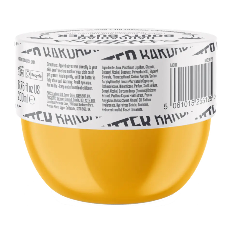 La Vida Caribena Barbadian Booty Butter zpěvňující tělový krém 200 ml