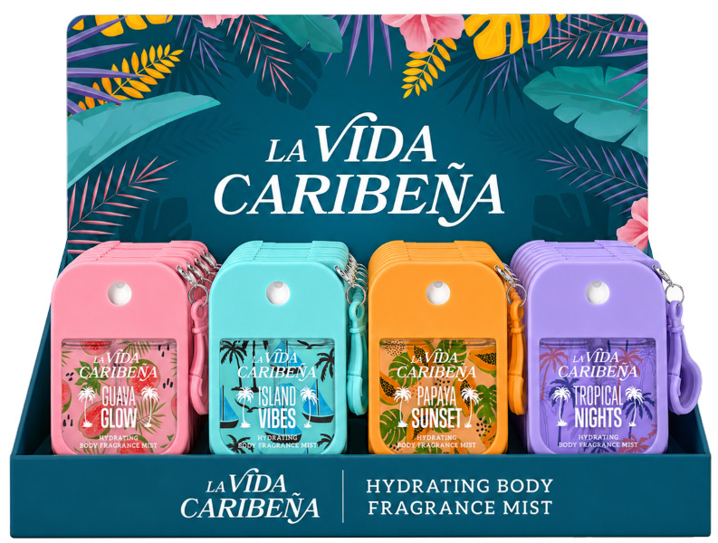 La Vida Caribena Body Mist 35ml - displej 24ks