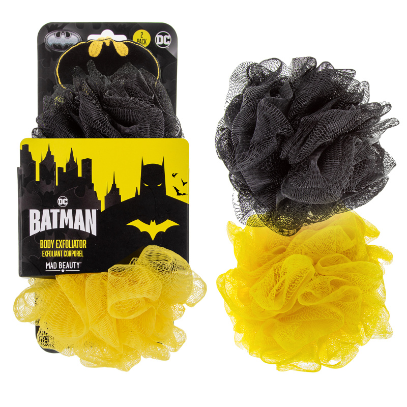 Mad Beauty Batman masážní a mycí houba duo