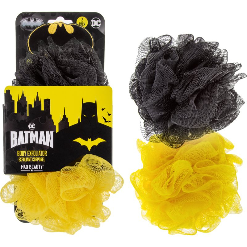 Mad Beauty Batman masážní a mycí houba duo