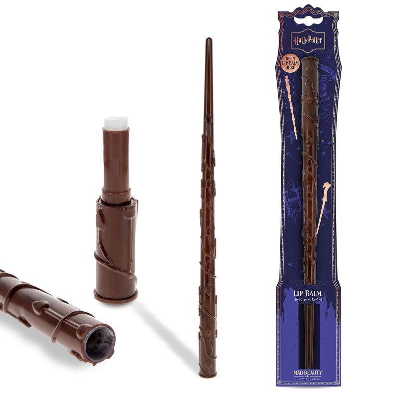 Mad Beauty Harry Potter Wand Lip Balm balzám na rty s ovocnou příchutí 3 g
