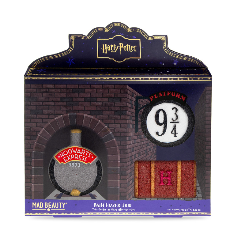 MAD BEAUTY Harry Potter set fizzer v dárkovém balení 3 kusy