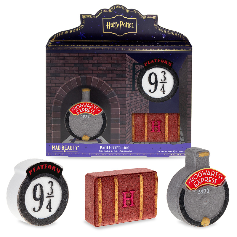 MAD BEAUTY Harry Potter set fizzer v dárkovém balení 3 kusy