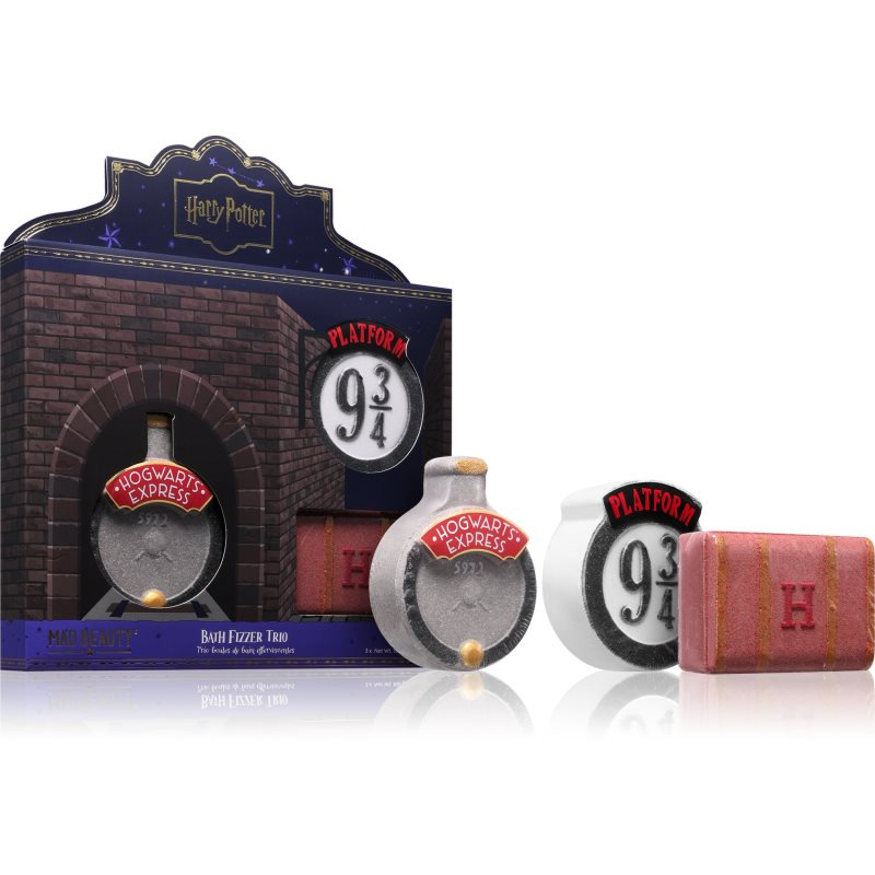 MAD BEAUTY Harry Potter set fizzer v dárkovém balení 3 kusy