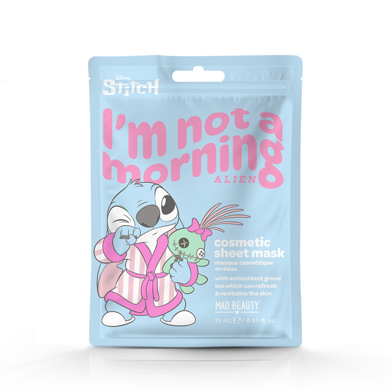 MAD BEAUTY Stitch amper antioxidační textilní maska na obličej 25 ml