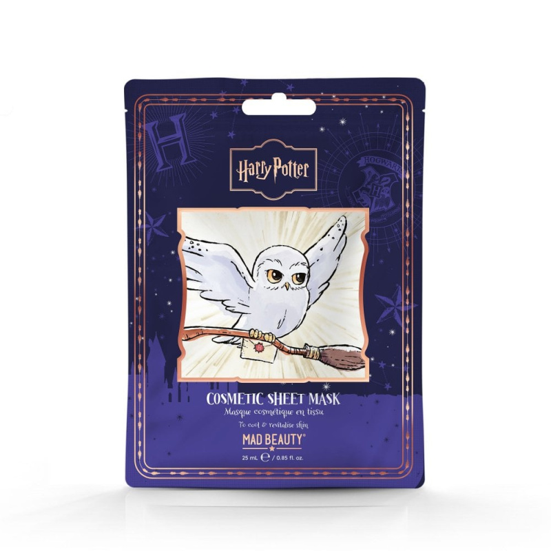 Mad Beauty Harry Potter Hedwig plátýnková maska s aloe vera 25 ml