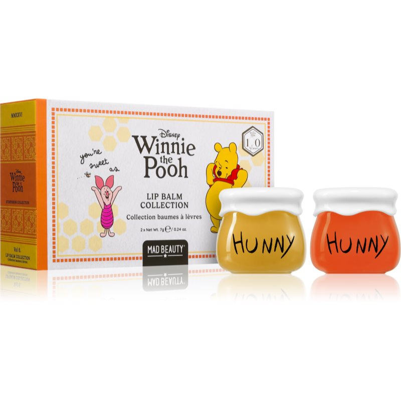 Mad Beauty Winnie The Pooh Lip Balm Collection sada na rty