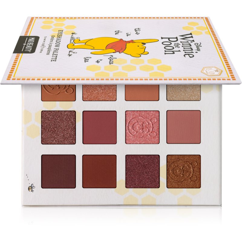 Mad Beauty Winnie The Pooh Eyeshadow Palette paletka očních stínů 12x2.5 g