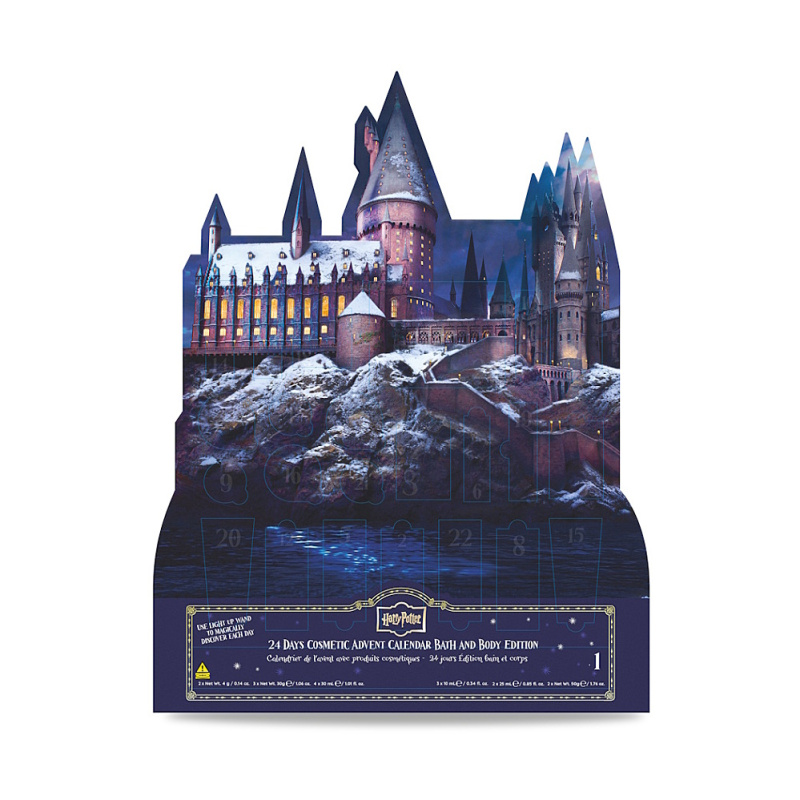 Adventní kalendář s kosmetikou Harry Potter - Bradavice (24 dárků)