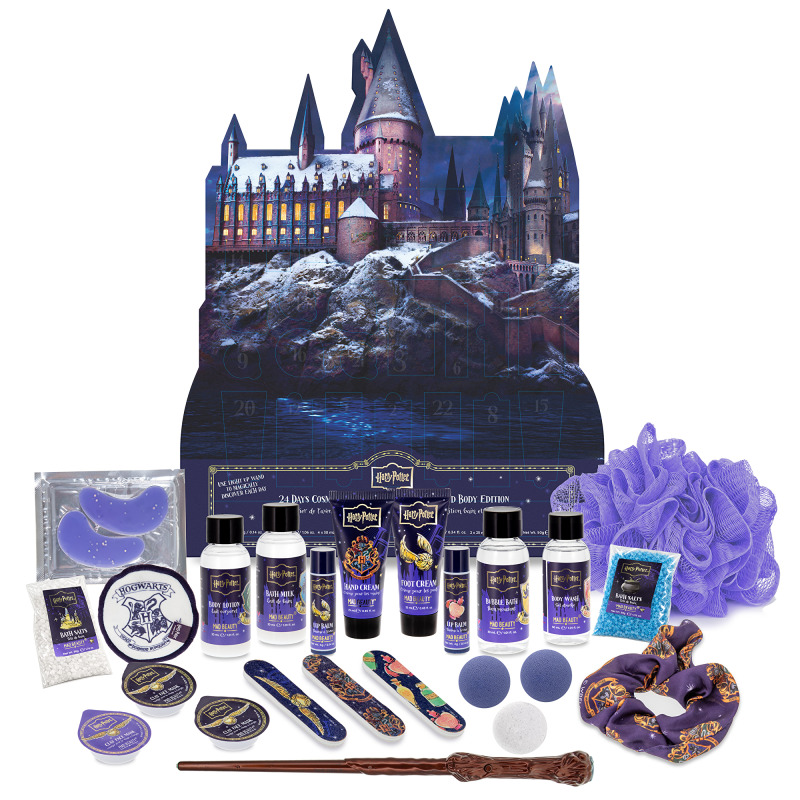 Adventní kalendář s kosmetikou Harry Potter - Bradavice (24 dárků)