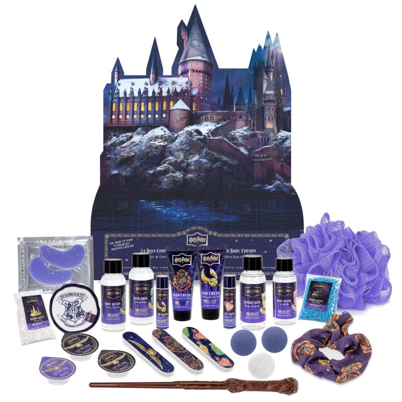Adventní kalendář s kosmetikou Harry Potter - Bradavice (24 dárků)