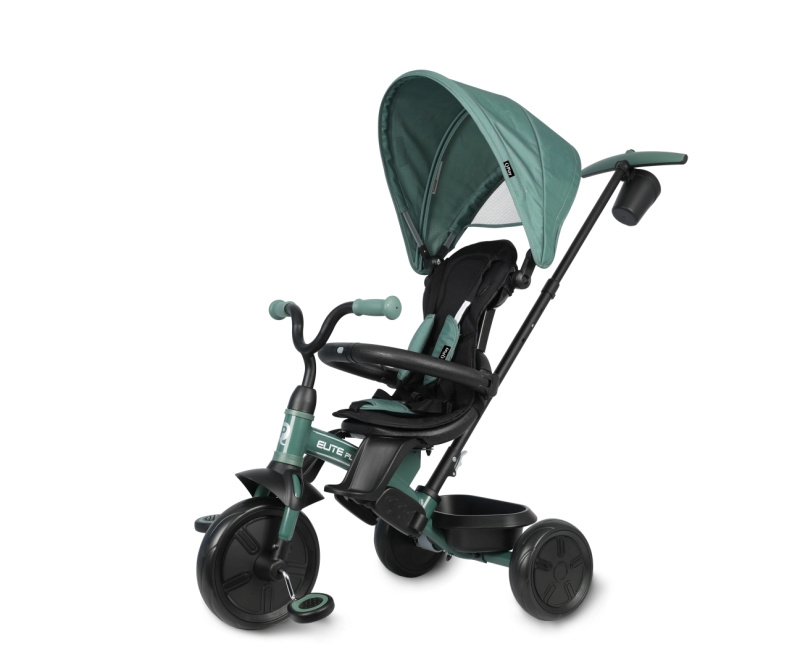 Tříkolka Qplay elite platinum green