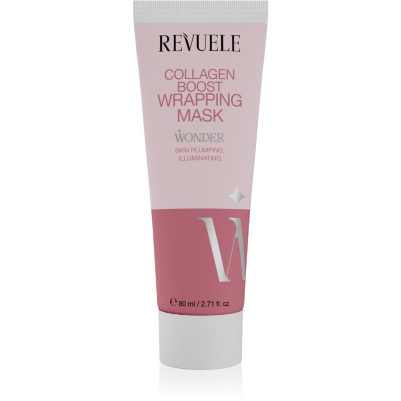 Revuele Wonder Collagen Boost Wrapping Mask noční maska pro rozjasnění a vyhlazení pleti 80 ml