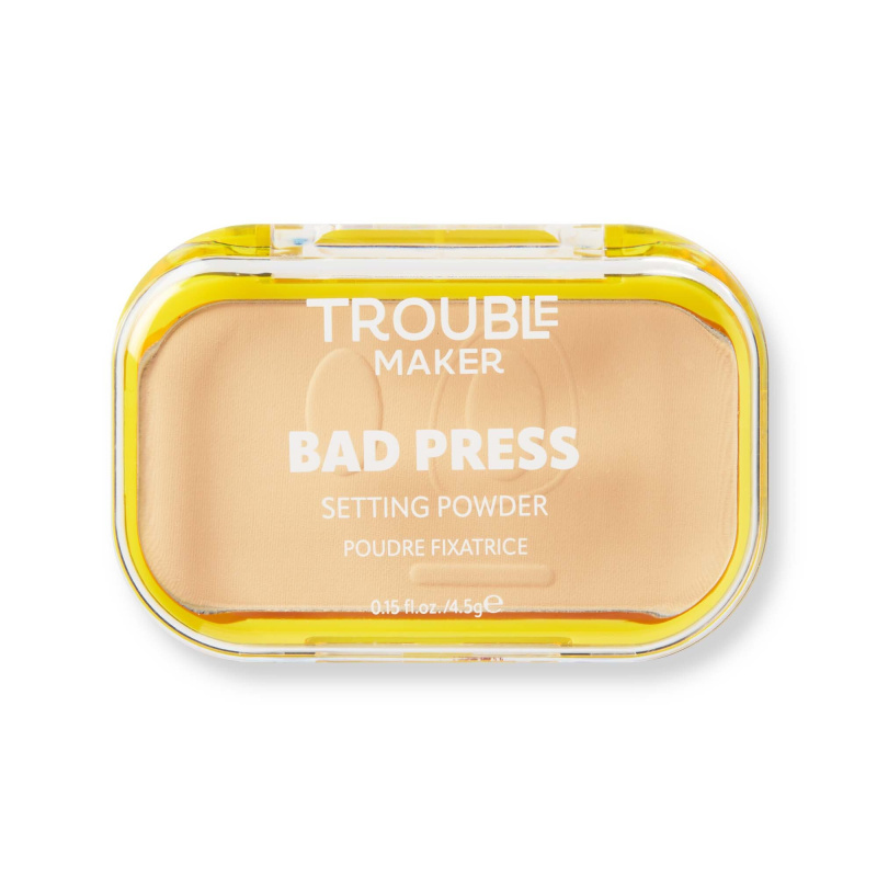 Trouble Maker Bad Press Setting Powder fixační pudr odstín Click Bait Light 4.5 g