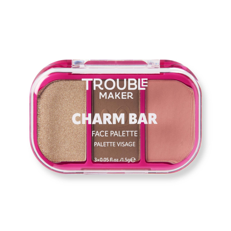Trouble Maker Paletka na tvář Charm Bar Face Palette 4,5 g Good Luck