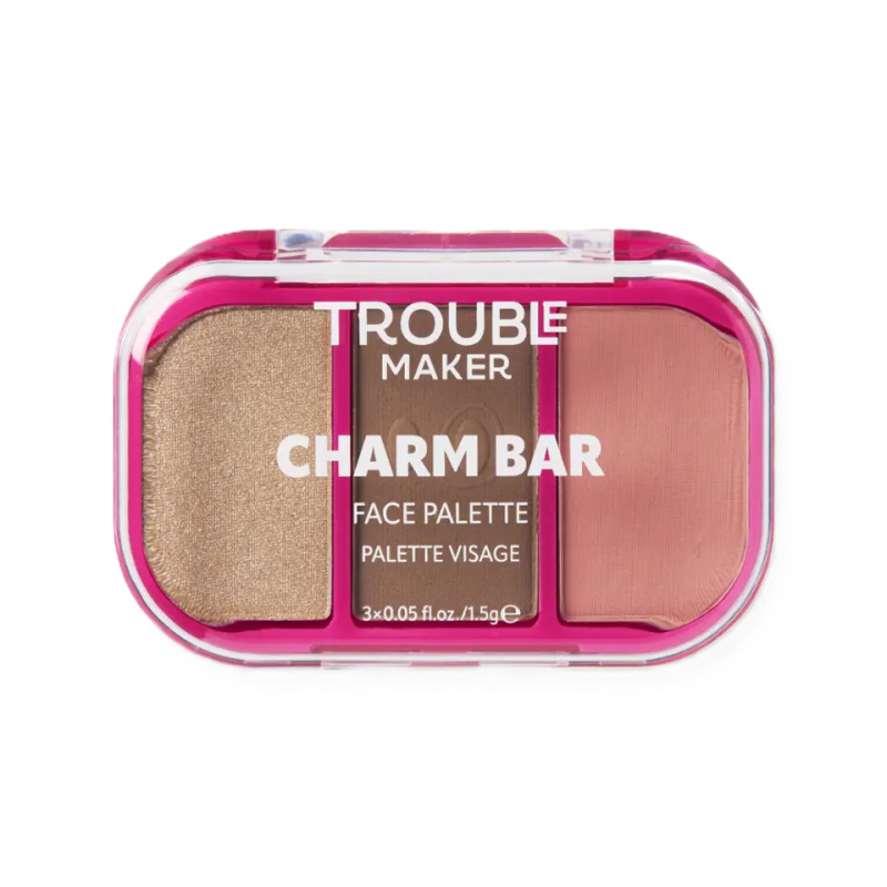 Trouble Maker Paletka na tvář Charm Bar Face Palette 4,5 g Good Luck