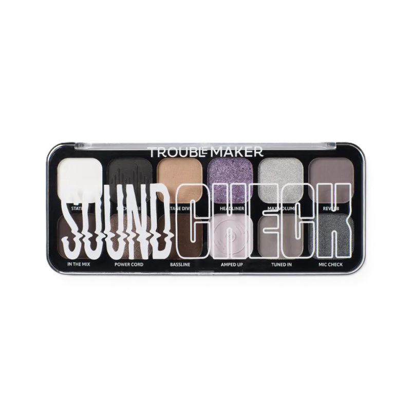 Trouble Maker Paletka očních stínů Trouble Shadow Palette 18 g Soundcheck