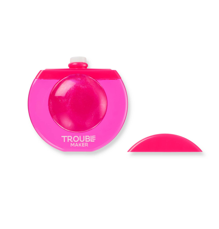 Trouble Maker Bubble Trouble Lip Gloss lesk na rty odstín Phee Pink 12 ml