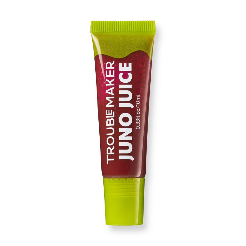 Trouble Maker Juno Juice Lipgloss lesk na rty odstín Devi Berry 10 ml