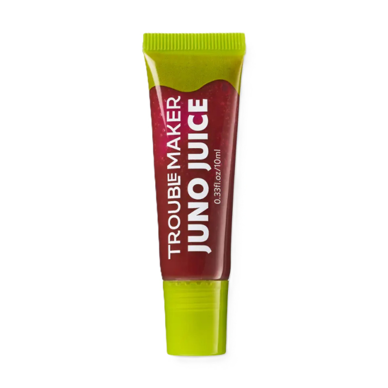 Trouble Maker Juno Juice Lipgloss lesk na rty odstín Devi Berry 10 ml