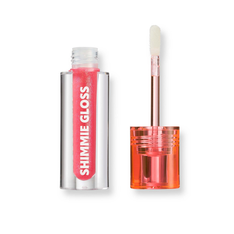 Trouble Maker Shimmie Gloss třpytivý lesk na rty odstín Lucky Charm Peach 3 ml