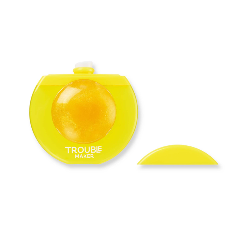 Trouble Maker Bubble Trouble Lip Gloss lesk na rty odstín Sunnie Gold 12 ml