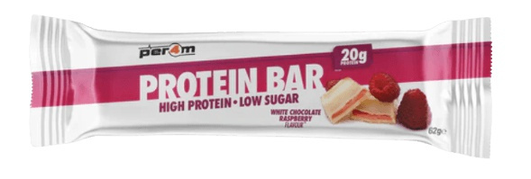 Per4m Protein Bar Low Sugar 62 g - bílá čokoláda/malina