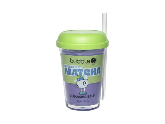 Bubble T čistící balzám borůvka-matcha 80 g
