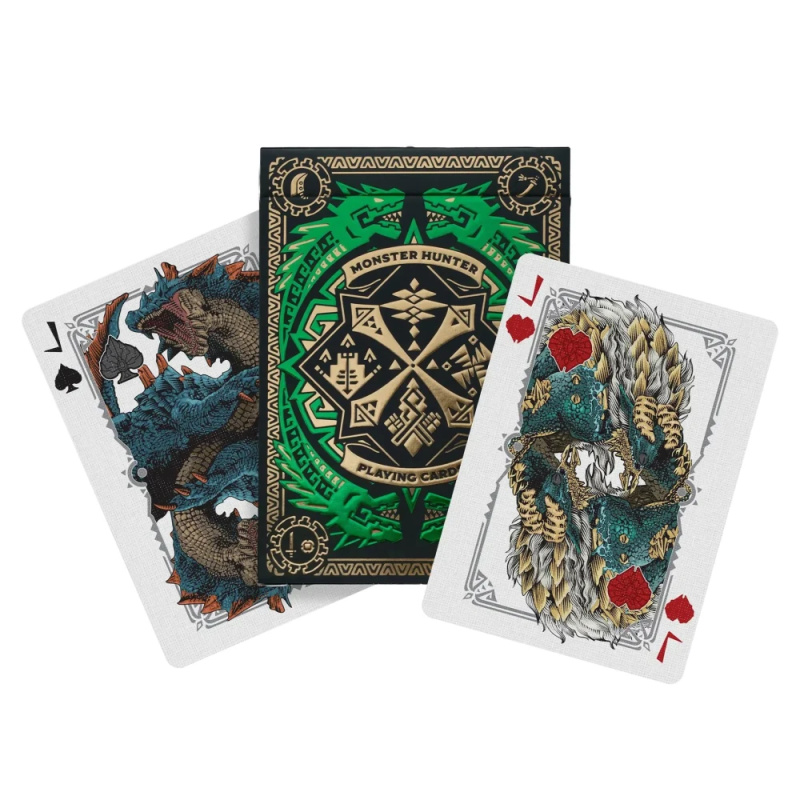 Hrací karty Monster Hunter - Collectors Edition, zelená