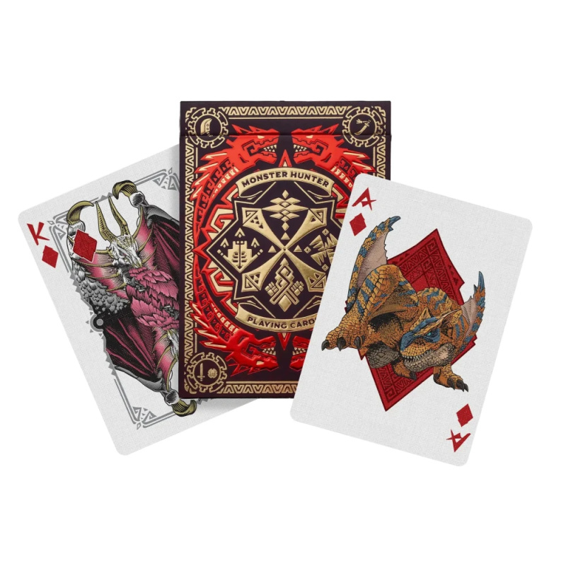 Hrací karty Monster Hunter - Collectors Edition, červená