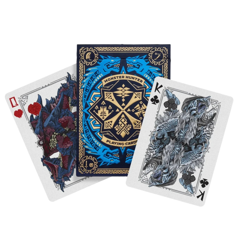Hrací karty Monster Hunter - Collectors Edition, modrá