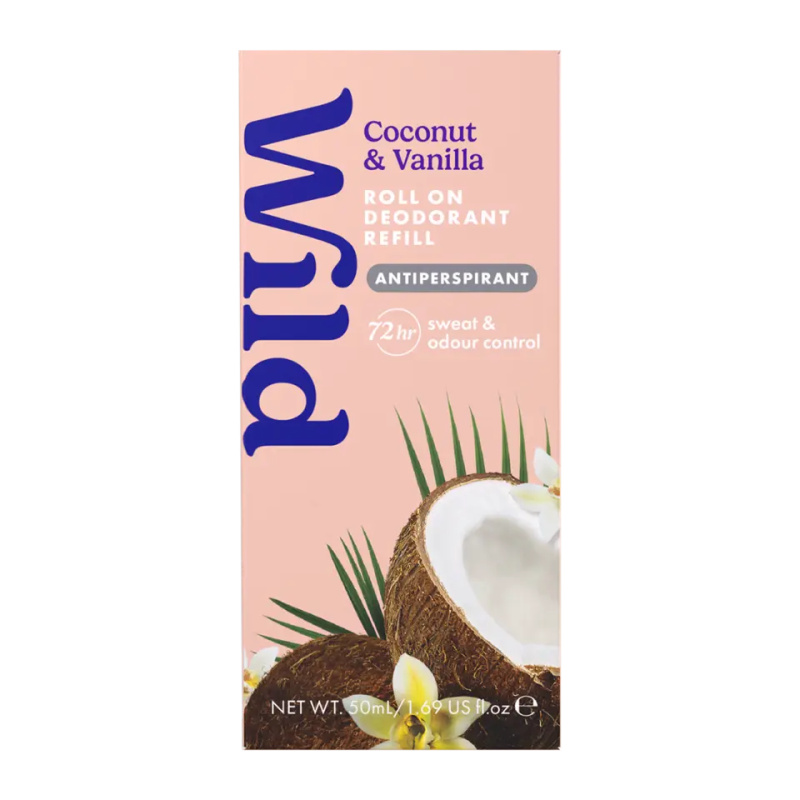 Wild Coconut & Vanilla Refill deodorant roll-on – náhradní náplň 50 ml