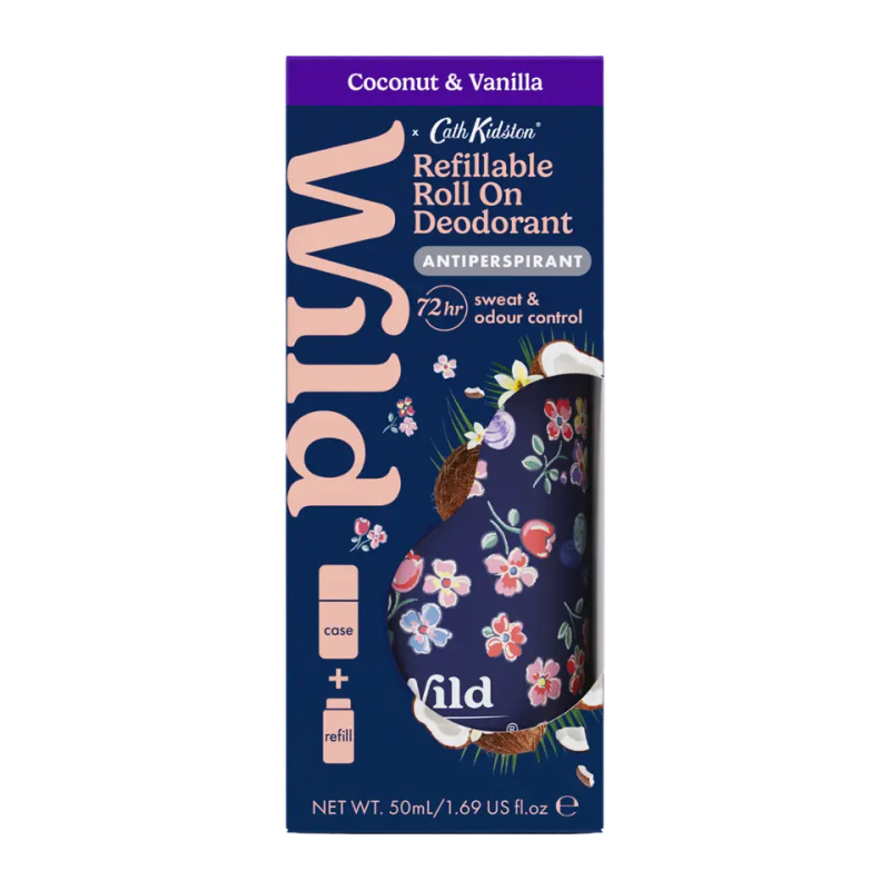 Wild Coconut & Vanilla Marble Ditsy Case deodorant roll-on s pouzdrem 50 ml